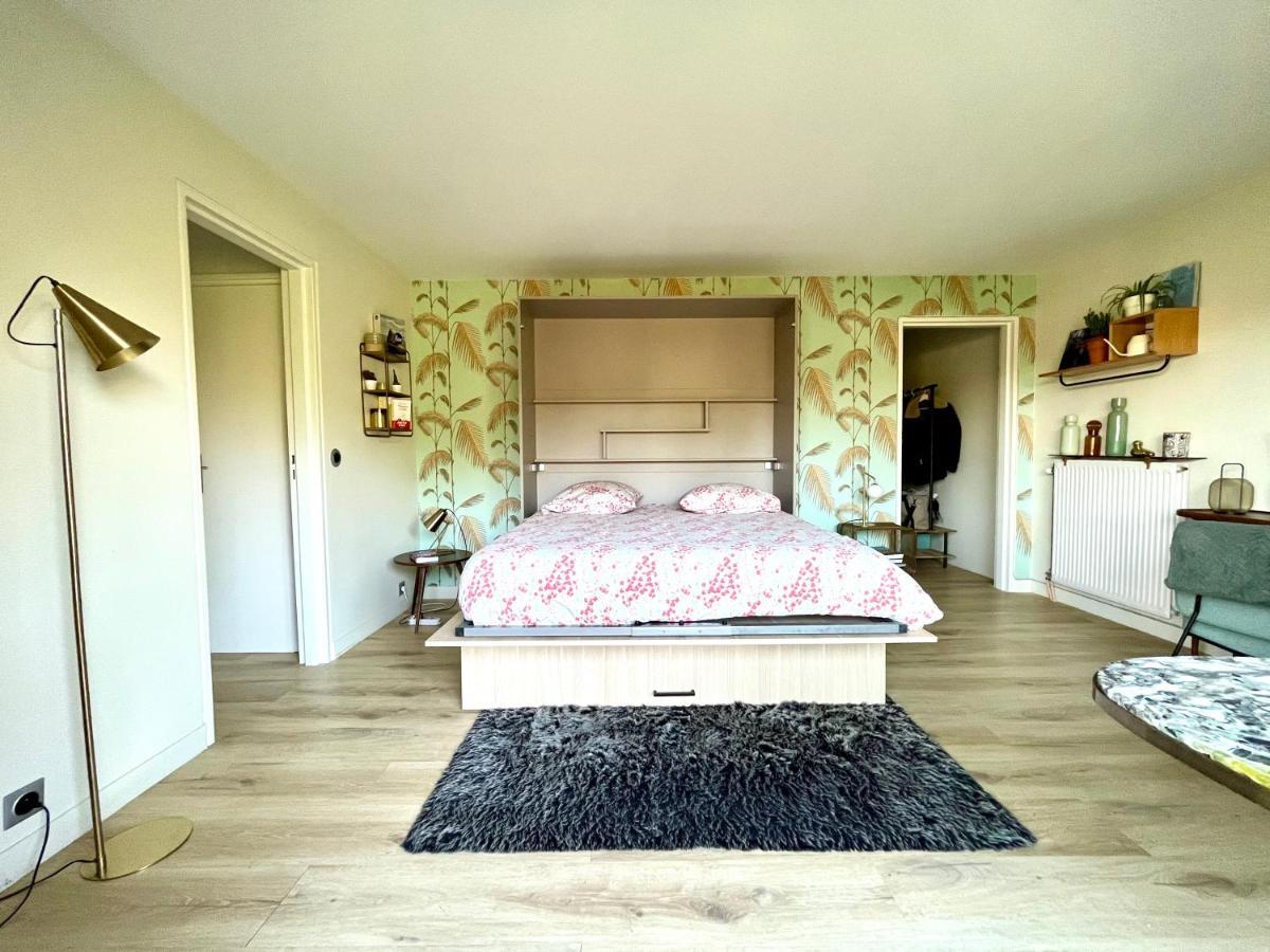 Beau Studio Terrasse Vue Jardin - A 2 Pas De La Mer Deauville Zewnętrze zdjęcie